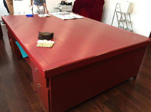 裝裱案臺是檔案修裱不可或缺的工作臺